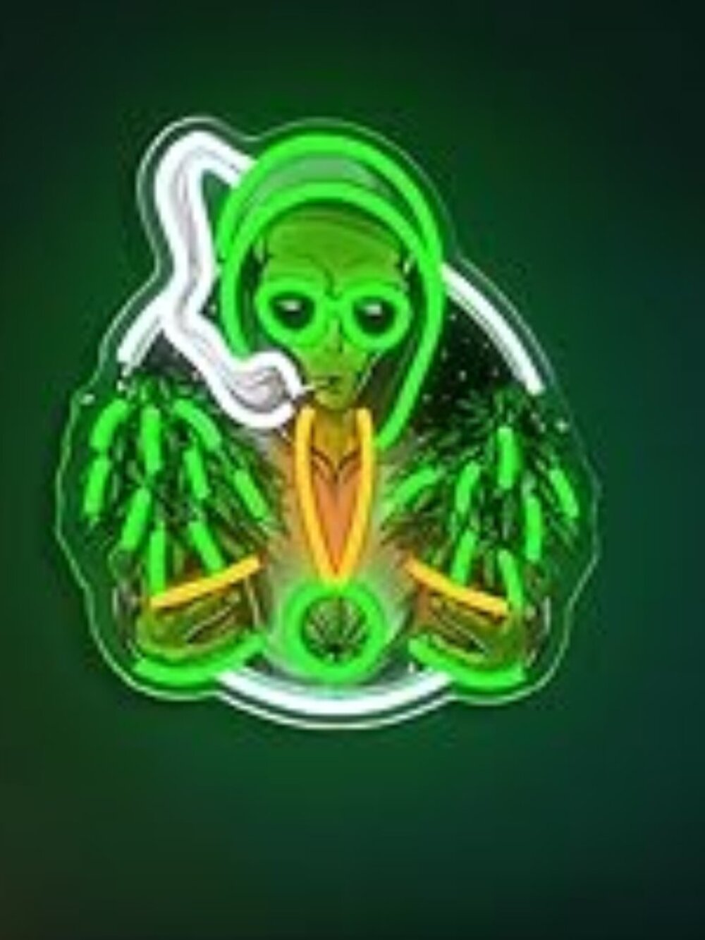 Alien Neon Sign